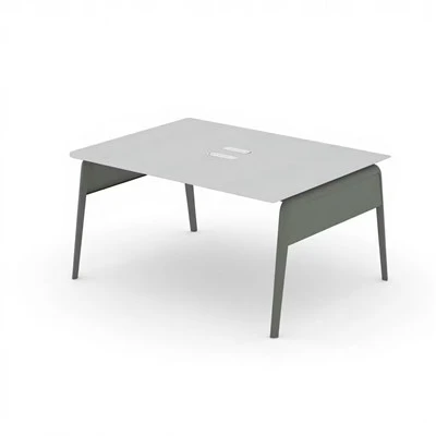 Moderne houten vergadertafel