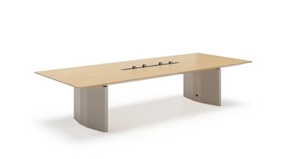 Massief eiken vergadertafel